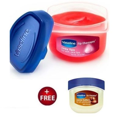 Vaseline Lip Therapy Balm – Rosy Lips + Cocoa Butter 7g