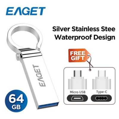 Eaget U96 Pen Drive 3.1 – 64GB – Silver