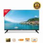 Mooved 32" HD LED Digital Satellite Color TV - HDMI - VGA - USB - With Over Voltage Protection + Free Wall Hanger - Black